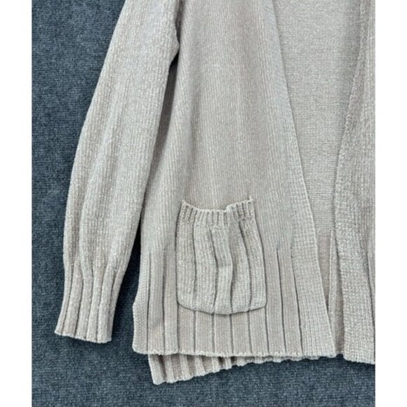 Seven7 Taupe Cardigan Women’s S Small Cozy And Soft Sweater Pockets - Picture 6 of 15